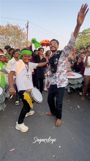 दोनों भाई full mood me 🤟 Rajnandgaon pari nala urs 2026 💚 master Lucky Dhumal Raipur star ❤️