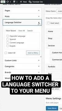 How to Add a Language Switcher to Your Menu #WordPressTutorial #TranslatePress #Multilingual
