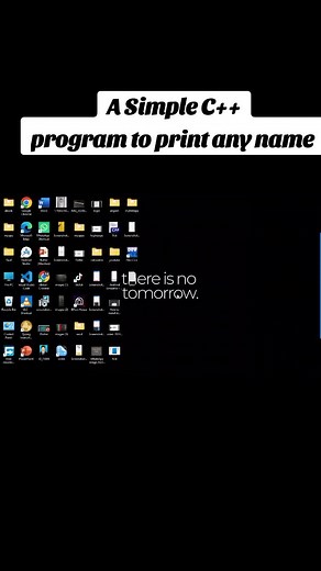 A Simple C program to print any name . #cplusplus #coding #programming #codewith4546 #cplusplus