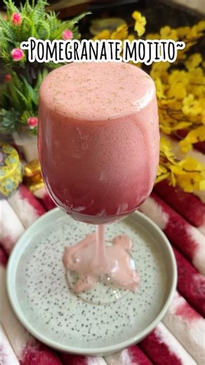 Pomegranatemojito recipe🍹|summer drink|#shortvideo #shorts #viralvideo #viralshorts #trandingshorts