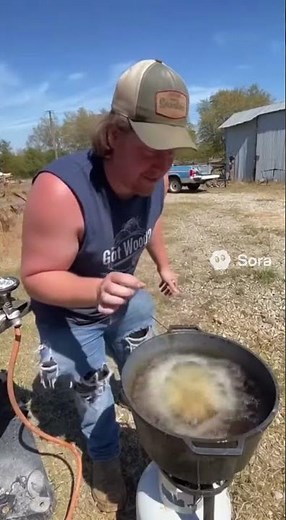 Deep fried steak gone wrong