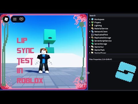 Animated Lip Sync Test in ROBLOX STUDIO