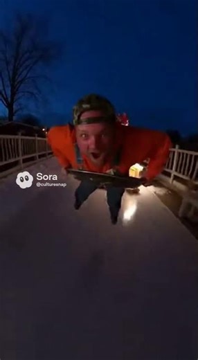 "GoPro Sled Chaos!!" #comedyshorts #soralife #funny #viralshorts #comedy #christmas #pov #sora