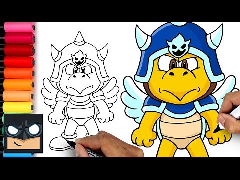 How To Draw Koopa General | Super Mario
