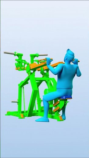 3D Gym Workout Animation | Cinematic Fitness Training Motivation