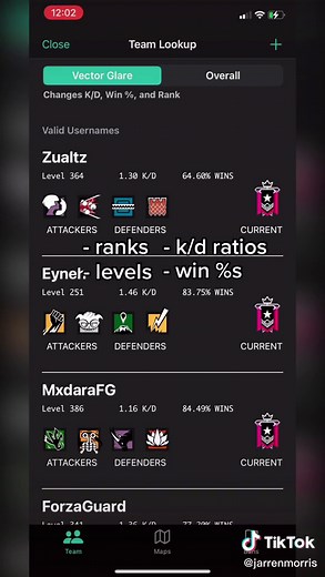 GameSense Tracker - Use your camera to track enemy stats on Rainbow Six Siege. 📲 Download on the App Store! 🤖 Coming soon to Android! #rainbowsixsiege #siege #r6 #gaming #console