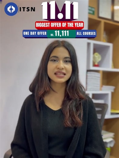 💥 1 DAY MEGA OFFER IS LIVE! 💥 Learn ANY skill you want — all at just ₹11,111 🤯 💻 Full Stack Web Dev Data Science (AI-ML) — was ₹25,000 🎬 Video Editing UI/UX Python — was ₹15,000 🚀 Digital Marketing Graphic Designing — was ₹15,000 Now every course just ₹11,111! 🔥 📢 Limited time. Unlimited growth. #SkillUpgrade #DigitalMarketing #AI #1111 #11