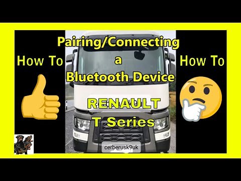 How To Pair/Connect Bluetooth Device - Phone Connection Renault T Series Truck