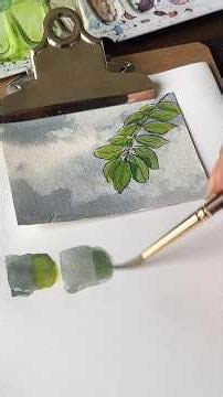 Colour theory in watercolour is an endless source of discoveries. 💡 #colourlovers