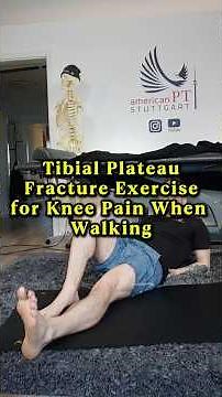 Tibial Plateau Fracture Exercise for Walking Sooner #tibialplateaufracture #tpf #kneesurgery