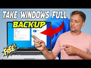 How to Backup Windows 10 & Restore Windows 10 Back Without Losing Any Data | Windows 10 Backup 2025
