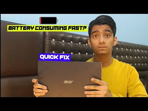 Acer Aspire 7 - Battery Draining Fast? | How To Increase Battery Backup | Quick Fix
