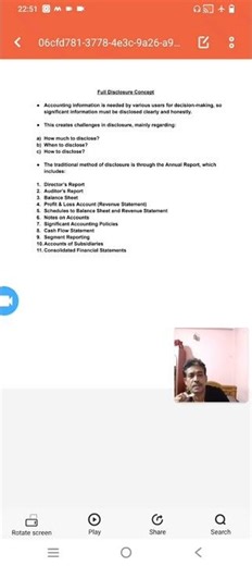 Full Disclosure Concept | Class 11 | Accountancy #accountancy #commerce