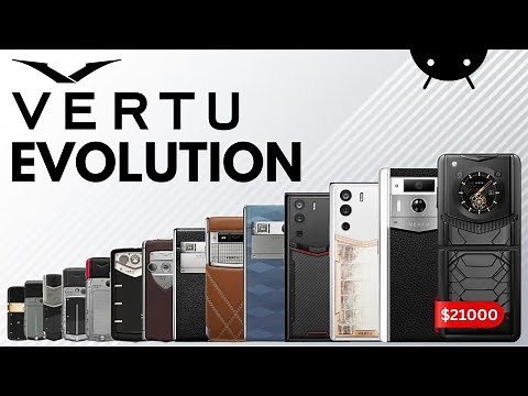 Evolution of VERTU Mobiles. The Most Expensive mobiles in the World