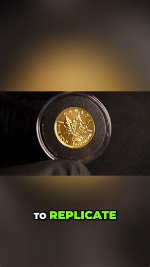 Maple Leaf Gold Coins: Unmatched Security Features Revealed! #shorts