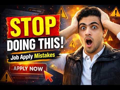 Mistakes to Avoid While Applying for Jobs | Job Apply Tips 2026 (Urdu/Hindi) | AHSAN SHABBIR