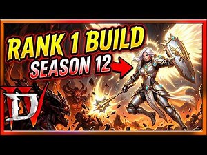 Diablo 4 Season 12 Rank #1 Build : Push + Best LEVELING Build Shield of Retribution Guide Paladin