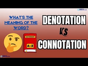 Denotation and Connotation | Secondary Level | ENGLISH LESSON | High5 Education
