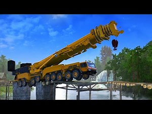 Dramatic Bridge Collapse Rescue Reveals Shocking Truth - SpintiresMudRunner