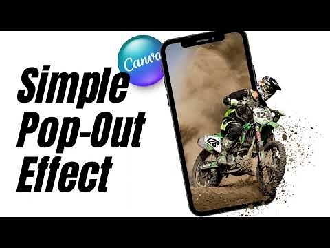 3d pop out effect | Canva tutorial