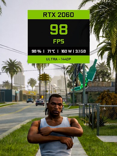 GTA: San Andreas – RTX 2060 Graphics Test at 1440p