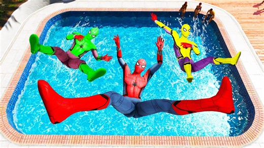 GTA V SPIDERMAN CRAZY JUMPS/FALLS #4 (GTA 5 Spider-Man Fails) #gta #ragdollparcore #spiderman #gta5 | Target GAMER YT