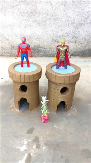 Making beautiful glay mini house 🏠 #shorts #video