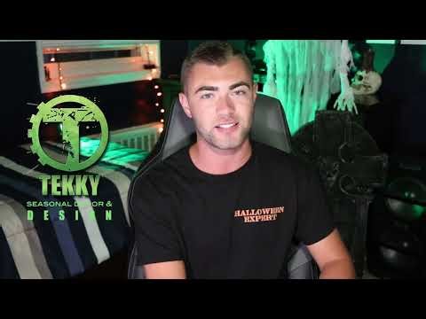 Haunted Hill Farm - Floating Skeleton Ghost Over Tombstone Review