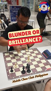 A “touch move” gone wrong? Not quite! Watch how what seemed like a blunder turned into a brilliant tactical shot that stunned everyone. #winningdrink #MCCP #catur #Chess #chesstactics | Mobile Chess Club Philippines