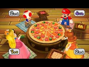 Mario Party 9 Minigames - Toad vs Mario vs Peach vs Daisy (Very Hard)