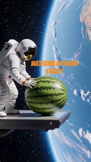 What if you dropped a watermelon from space? 🍉 🚀