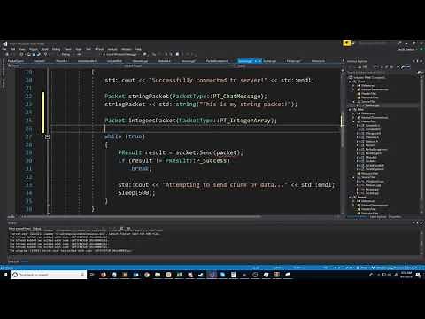 C++ Blocking Sockets Networking [Winsock] Tutorial 16: Packet Types