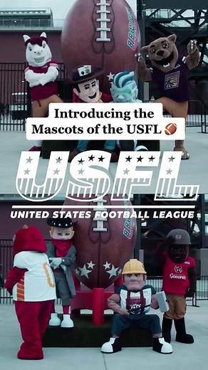 Which one is your favorite?? #usfl #mascots #football