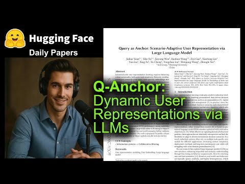 Q-Anchor: Dynamic User Representations via LLMs