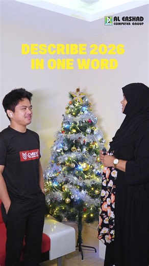 One word. One vision. One team. As we step into 2026, our team shares the values that will shape the year ahead. Wishing our customers, partners, and community a successful and prosperous New Year from all of us at Al Ershad Computer Group. #TeamAlErshad #NewYear2026 #OneWord #TogetherWeGrow #Technology #FutureReadyKids | Alershadonline.com