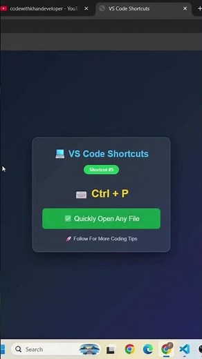 🤯 10 VS Code Shortcuts Every Developer Must Know!
