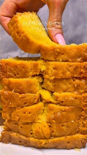 BUDÍN de NARANJA en Licuadora #receta #budin #naranja #budindenaranja #naranja #recetasfaciles #rico