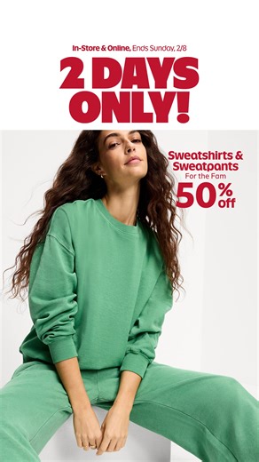 Hit refresh on everyone's sweats 🤩 Exclusions apply. | Old Navy