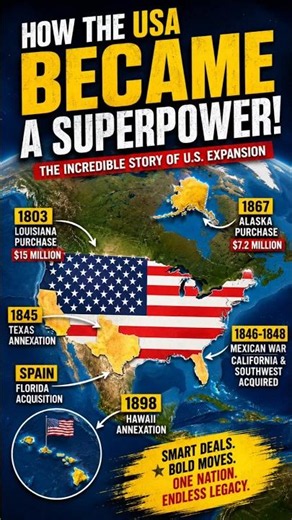 How America Became So Huge 🇺🇸