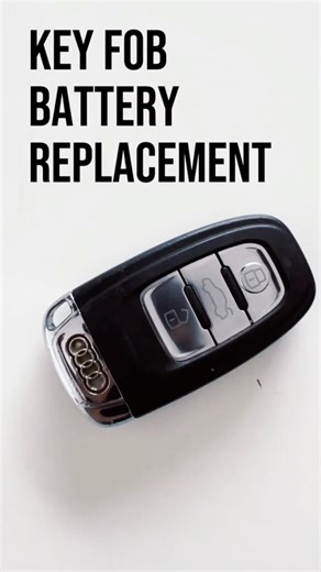 Audi Key Fob Battery Replacement Made Easy 🔑👍 #shorts