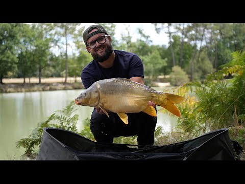 PÊCHER la CARPE en ÉTANG à la BOUILLETTE avec CAPERLAN(Decathlon) 🎣🔥