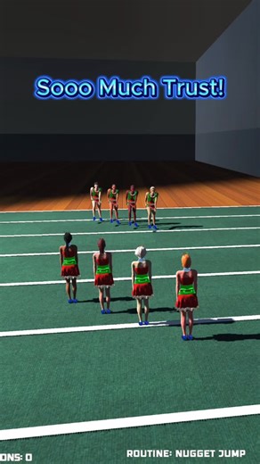 CHEER Official 3D on Instagram: "Allstar cheerleading tumbling and other skills take a lot of trust on the part of your teammates!!! #cheer #cheerleader #cheerleading #allstarcheer #cheerofficial3d"