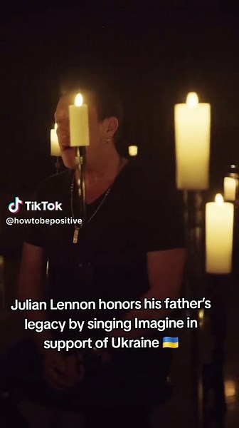 Julian Lennon Honors Ukraine with Powerful Imagine Performance