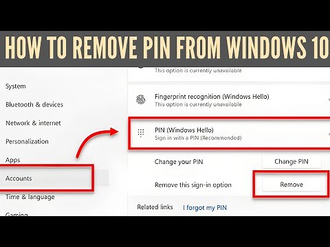 How to Remove Your PIN From Windows 10/windows 10 pin remove