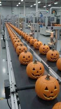Inside the USA Factory Making Millions of Halloween Pumpkins