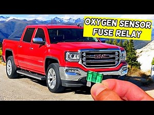 GMC SIERRA O2 SENSOR OXYGEN SENSOR FUSE RELAY LOCATION REPLACEMENT 2014 2015 2016 2017 2018 2019