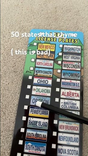 50 states that Rhyme