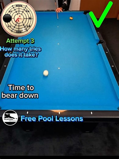 One cushion timing kick shot (Free Pool Lessons)
