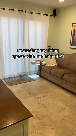 I had no idea home makeovers could be this easy 😎 #interiordesign #roommakeover #artificialintelligence #tech #ai #techtok #fyp