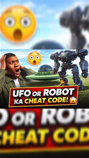 UFO or ROBOT ka cheat code 🤯#franklin#indianbikedriving3d